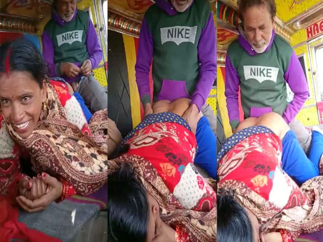 Local Desi married slut fucked in a truck