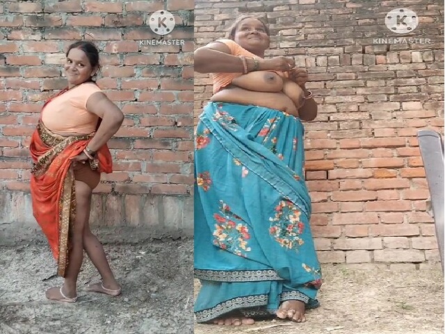Massive boobs village bhabhi outdoor sex porn