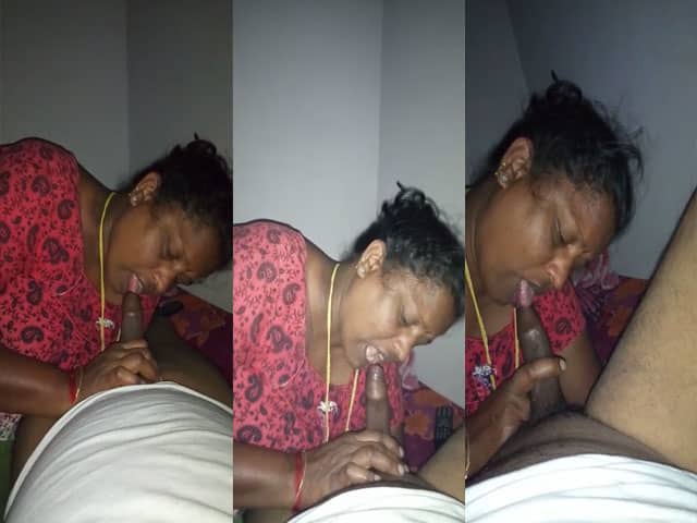 Mature Mallu aunty pov blowjob MMS video