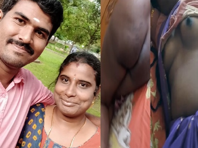 Mature Tamil wife kissing and naked body showing MMS