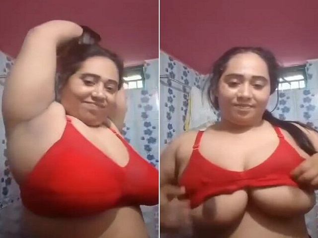 Milking big boobs bhabhi fingering horny pussy