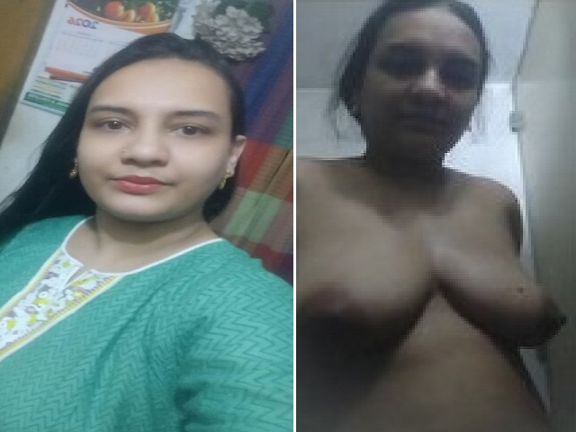 Naked in bathroom video making by a cute Indian girl
