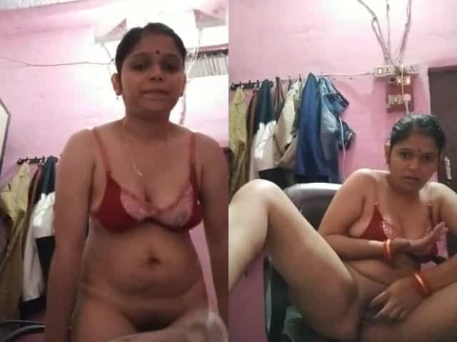 Naughty Indian housewife striptease video for her secret lover