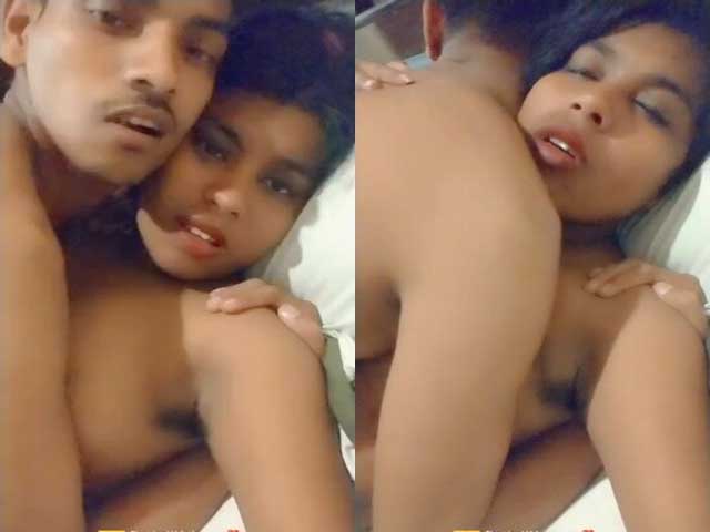 Newly married couple fucking video MMS
