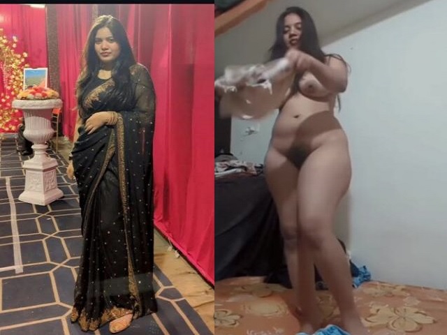 Perfect ass Indian girl nude doggy sex temptation