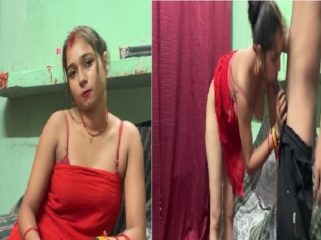 Red hot bhabhi sex porn blowjob and standing fuck