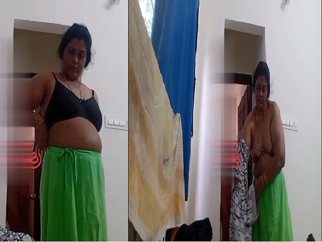 Sex Tamil aunty dress change viral hidden cam