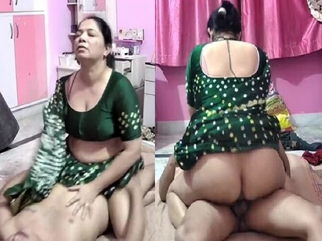 Sexy ass bhabhi blowjob and riding dick of devar