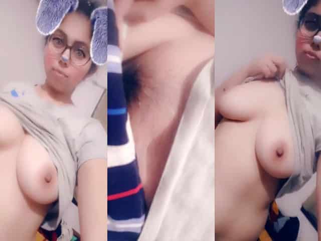 Sexy beautiful Indian Girl showing hairy pussy