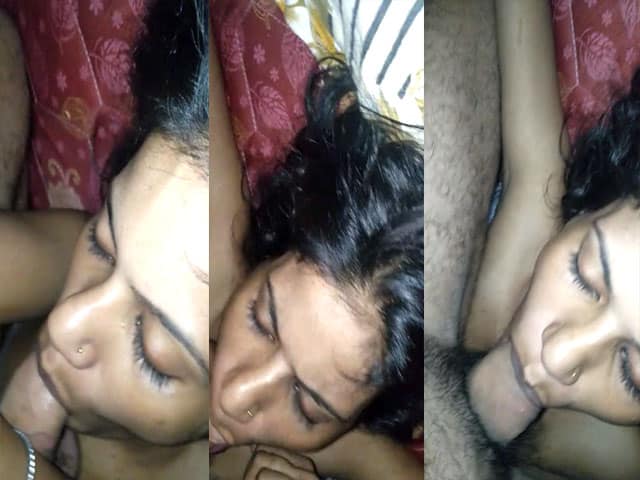Sexy mouth fucking MMS pov video