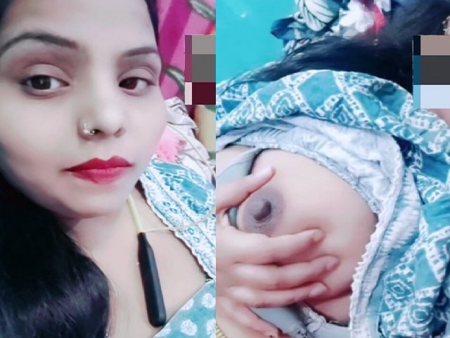Sexy nipple bhabhi topless selfie viral video making