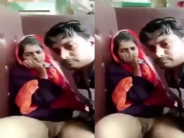 Shaved pussy girl fsivlog with uncle at outdoors