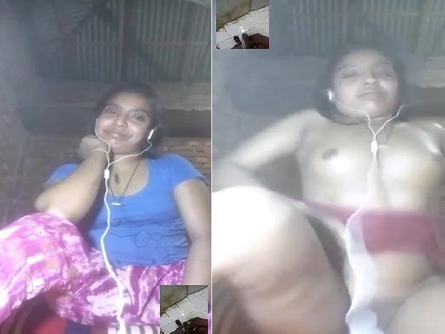 Small boobs Bengali girl nude viral video call chat