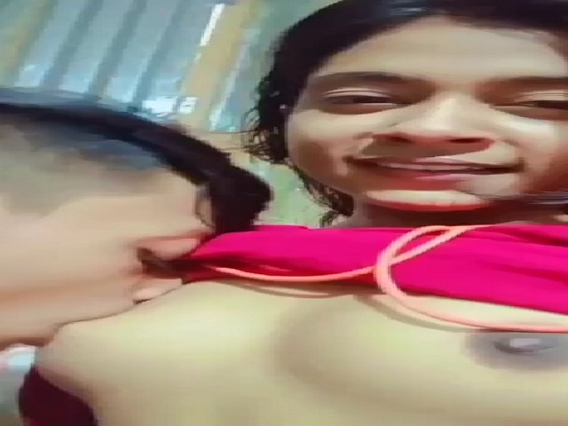 Small boobs village girlfriend boob sucking