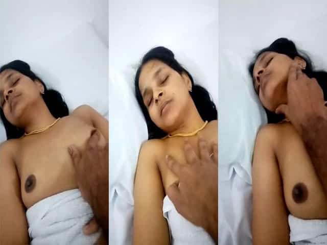 Super sexy Tamil wife boob show video