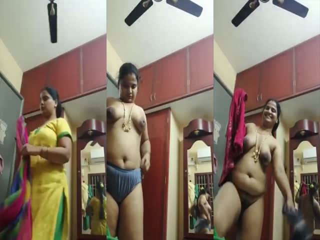Sweet nude Indian wife teasing her husband’s friend