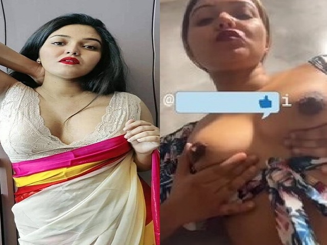 Topless girl Indian blowjob and viral boob show
