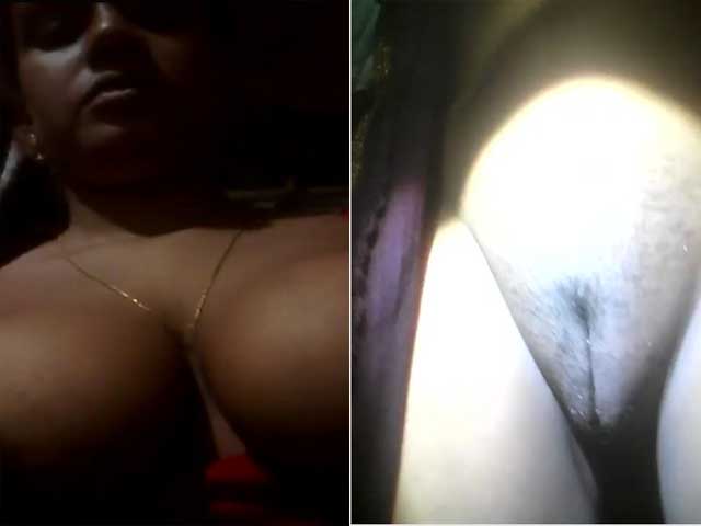 Village Bhabhi showing her firm round boobs