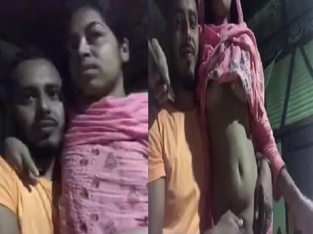 Village wife quick romance boob press by husband