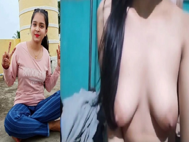 Virgin girl nude boobs show to her lover viral MMS
