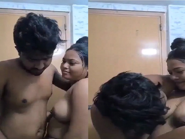 Wife wet boob sucking and sex in bathroom with her