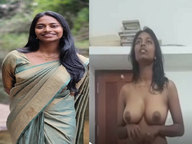 Tamil girl round boobs showing and pressing in horniness
