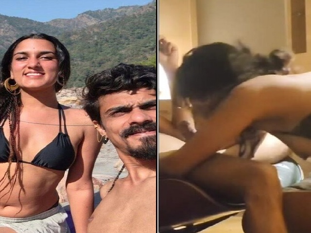 Wife blowjob on honeymoon and 69 position sex