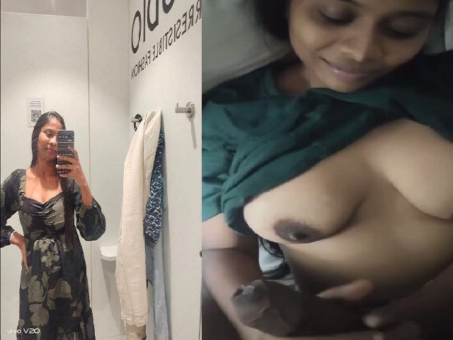 Tamil girl gives handjob while nipple pressing by boyfriend