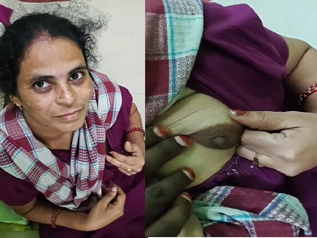 Tamil wife boob show in nighty to husband brother