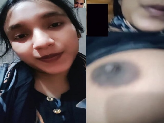 Cute Bengali girlfriend boob showing on viral video call