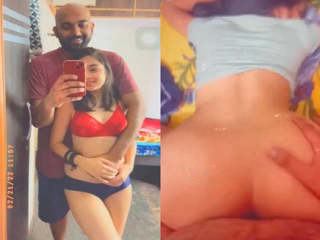 Newly wed petite wife blowjob and viral sex with husband