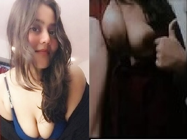 Plump boobs showing Indian girl topless viral video MMS